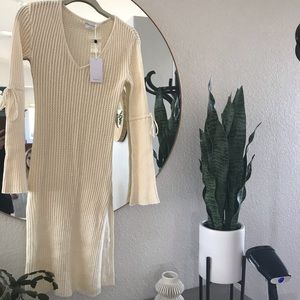 Lovers and Friends solta knit dress in neutral